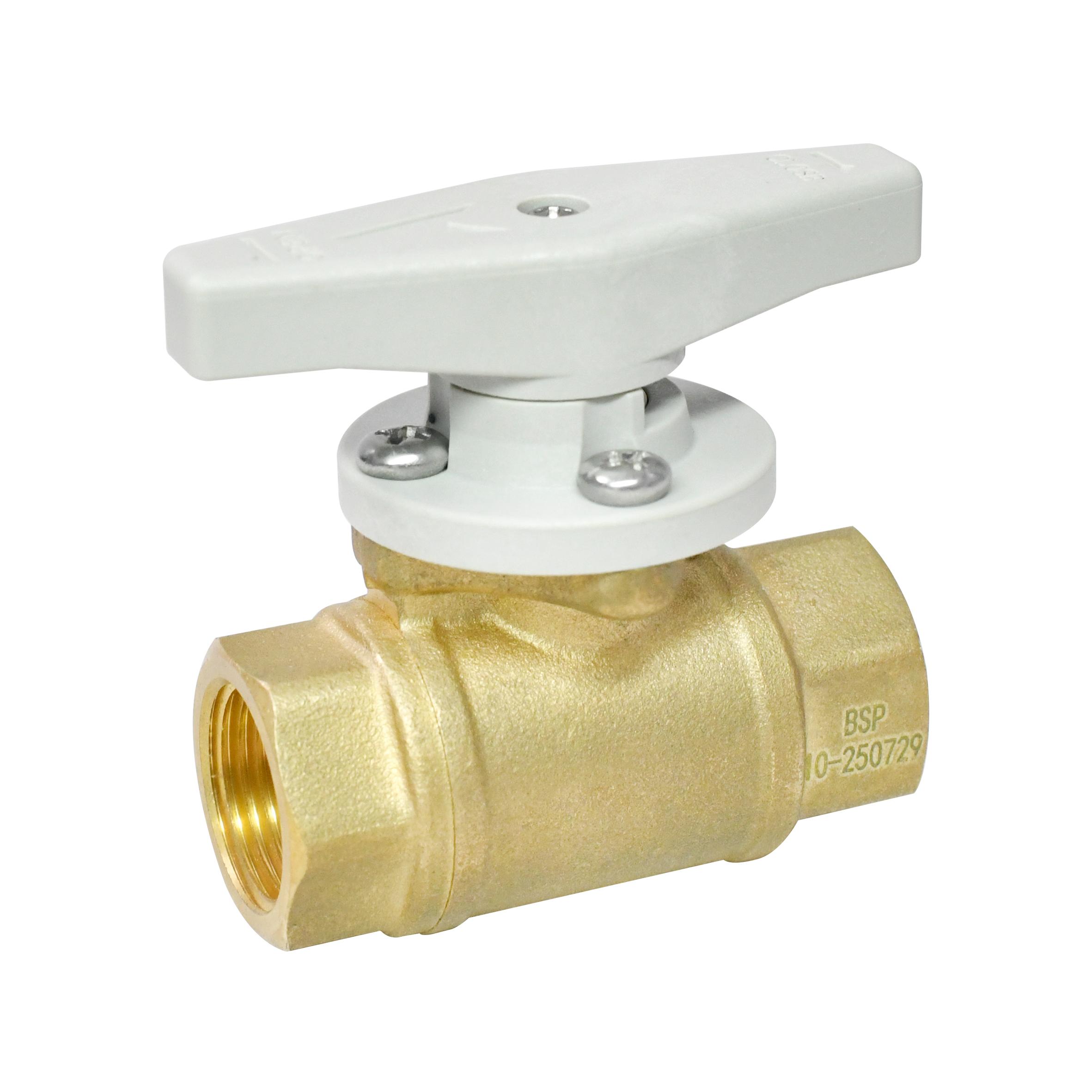 Tonheflow 2-Way Brass Ball Valve, DN10, Manual, for Water, NPT/BSP Optionl