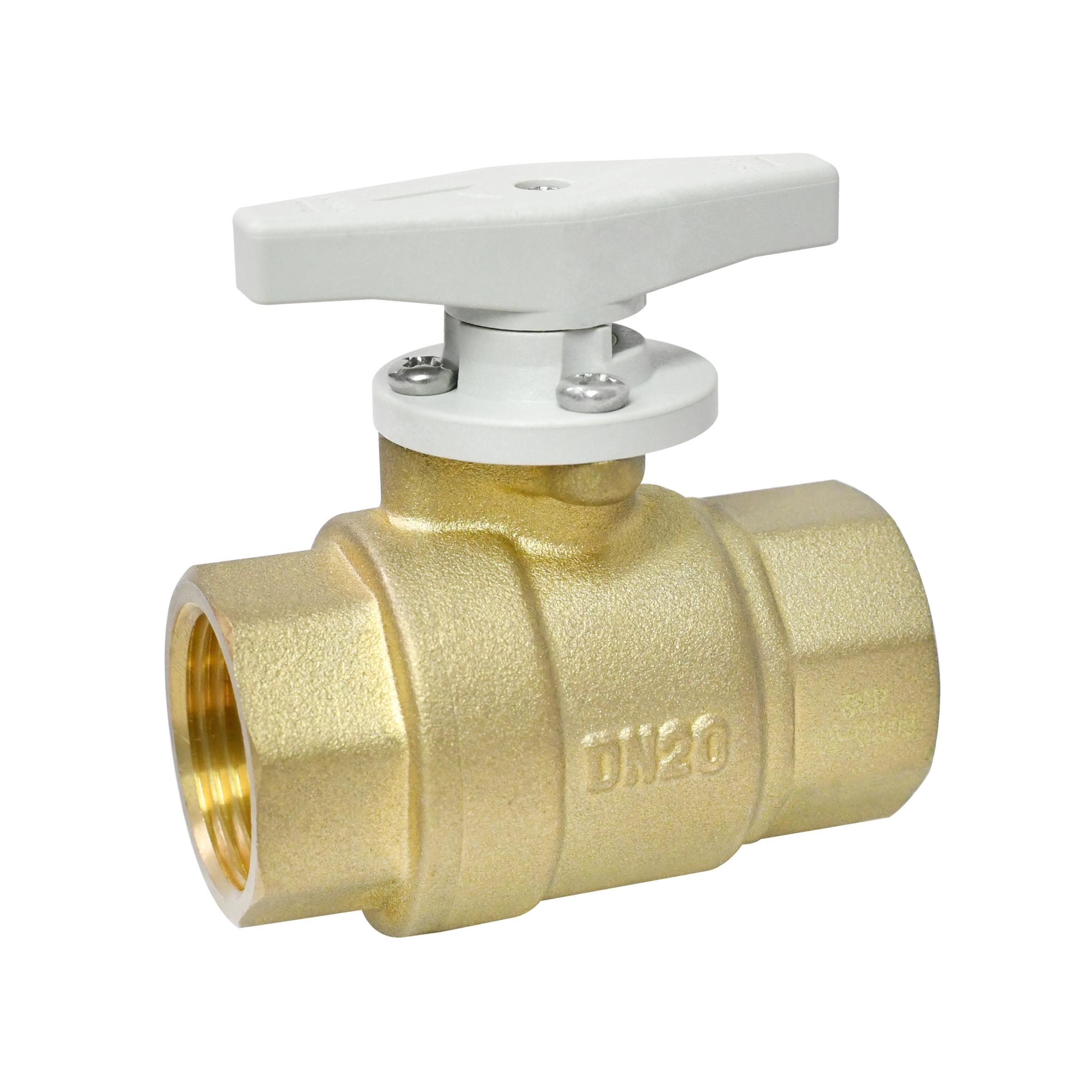 Tonheflow Manual 2-Way Brass Ball Valve, DN20,  70,000 Cycles