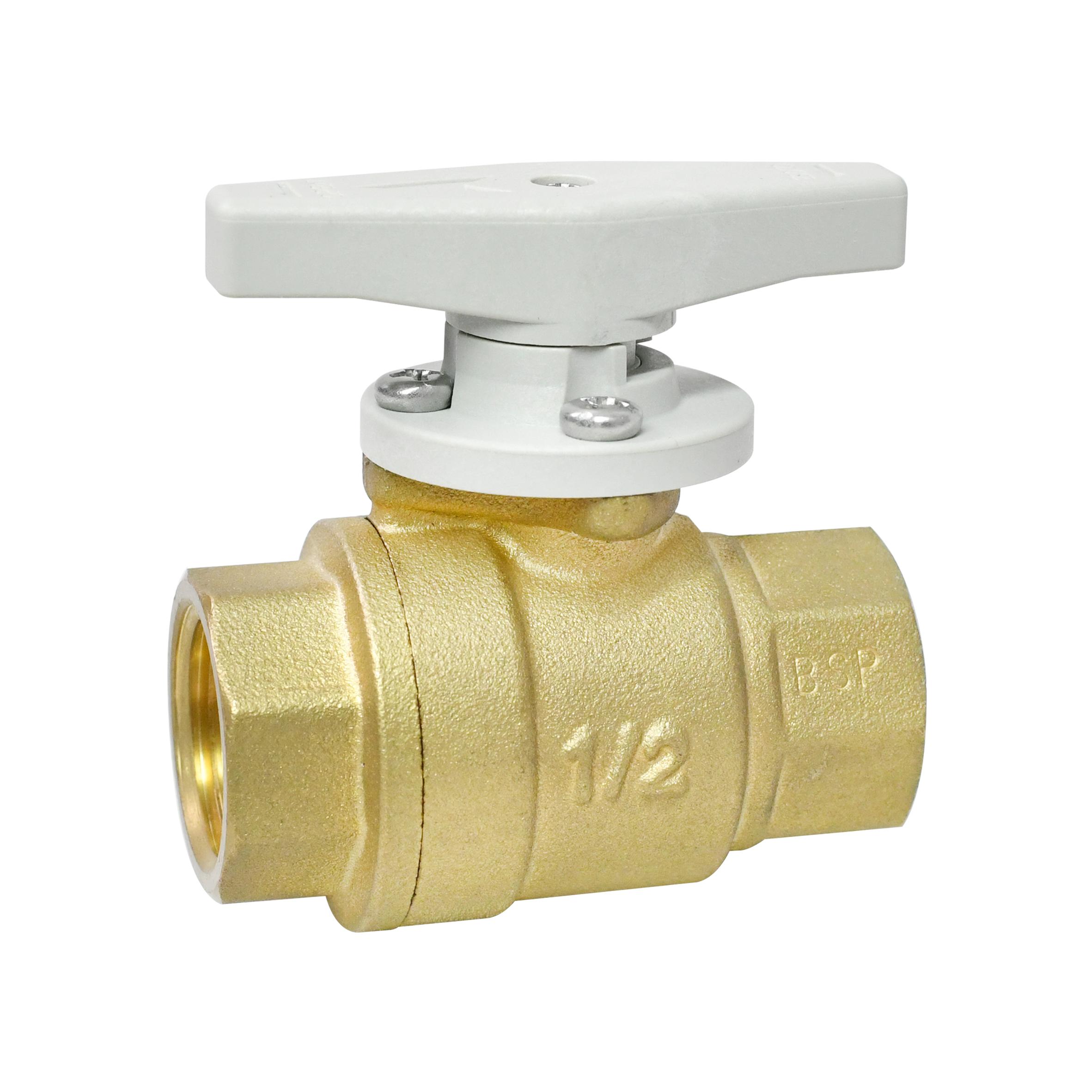 TONHEFLOW DN15 Brass 2-Way Manual Ball Valve for Plumbing